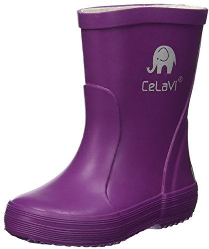 CeLaVi Gummistiefel, Stivali di Gomma Unisex-Bambini, Viola Purple 060, 19 EU