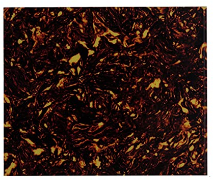 FLEOR 20X17cm Akustische Schlagbrettrohlinge Materialblatt Selbstklebende Backing Scratch Plate für Akustikgitarrenschnitt Pick Guard Größe, Brown Tortoise Shell