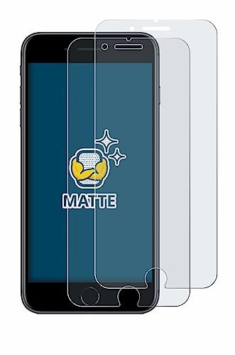 brotect Screen Protector Anti-Glare compatible with Apple iPhone 8 Plus (2 Pack) Screen Protector Matte, Anti-Fingerprint Protection Film