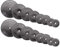 Bad Company Hantelscheiben 30/31 mm Kunststoff 90kg I Gewicht Set 4 x 1,25 kg + 4 x 2,5 kg + 2 x 5 kg + 2 x 7,5 kg + 2 x 10 kg + 2 x 15 kg I Gewichte für Langhantel und Kurzhantel