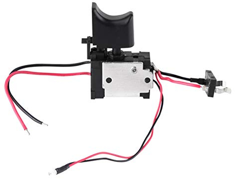 Akozon Elektrisch Bohrschalter 7.2V-24V Akku Bohrschrauber Bohrgeschwindigkeitsregelung Lithium Batterie Akku schalter für bohrmaschine Drehzahlregelung Triggerschalter Rücklauf kleinem Licht