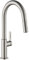 Kraus KPF-2820SFS Oletto - Grifo de cocina desplegable de una sola manija, 17 pulgadas, acero inoxidable libre de manchas