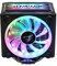 Zalman CNPS16X - CPU Kühler RGB - Prozessorlüfter für AMD CPU und Intel - DUAL RING ARGB LÜFTER 120MM LEISE - PWM Lüftersteuerung PC (Schwarz)