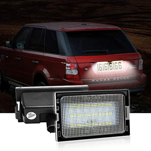 1 Pair LED Licence Number Plate Light 18SMD Built-in CANBUS Rear Tag Led License Plate Lights Kit