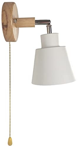 Wandleuchten Lampe Wandlampe Pendelleuchte E27 Moderne Industrial Lampe Wandleuchten Loft Deckenleuchte Mit Schalter für Schlafzimmer, Wohnzimmer, Korridor (Weiß)