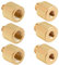 Nutmanel 3/8-16 Female to 1/4-20 Male Tripod Thread Reducer Screw Adapter, Standard 1/4 inch to 3/8 Thread Adapter Tripod Screw —International Size, Take Picture