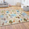 Paco Home Spielmatte Krabbelmatte Baby Kinder Matte Faltbar Abwischbar Wendbar Tier Motiv, Grösse:150x200 cm, Farbe:Bunt 3