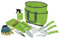 Draper 08999 Garden Tool Set with Floral Pattern (11 Piece), Heavy Duty Aluminium Garden Tools, Bag and Gloves