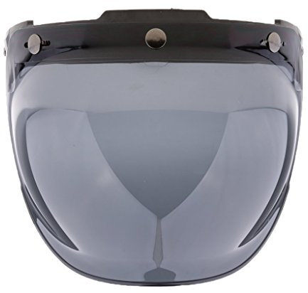 zalati Visiera Frontale Scudo Anteriore Protezione UV Maschera Casco per Sostituzione Fai da Te per Motocicletta - Marrone Scuro