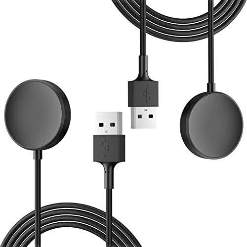 Meliya Charger for Samsung Galaxy Watch 7 Fe/7/6/5/4, 2Pack USB Magnetic Charging Cable Charger Dock for Galaxy Watch 6 Classic 5/5 Pro