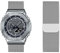 Armband Kompatibel für Casio GM-2100 Armband Metall Mesh Gewebte Edelstahl Solo Loop Ersatzarmband mit Casio GM-2100 Uhrenarmband Armbänder für Casio GM-2100 Armband (3,GM-2100)