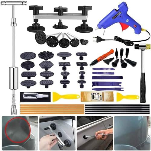 Manelord Tirabolli per Carrozzeria,Ventosa Carrozzeria Auto per Kit Riparazione di Danni alla Grandine e Rimozione di Ammaccature di Levabolli