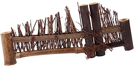 Zerodeko Holzzaun-ornament Für Garten-landschaftsdekor Feingliedrig Und Lebendig Als Mikro-landschafts-foto-requisite Oder Haushaltsschmuck Geeignet