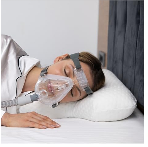 Lepeshur CPAP Memory Foam Kissen, Für Seitenschläfer Und Rückenschläfer. Schlafapnoe Kopfkissen. Geeignet für Alle CPAP Maske Benutzer. Nackenstützkissen. Neck Pillow.