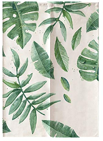 Lybunair Türvorhang, japanischer Stil, lichtdichter Türvorhang, schicker Raum-Schlafzimmer-Trennvorhang, Rollo, 84,9 x 119,9 cm