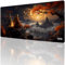 Tilt Schreibtischunterlage 90x40 cm Gaming Mauspad XXL | Rutschfester Mousepad Groß für Schreibtisch und PC Gadgets | Wasserdichter Desk Mat (Monk's Zen)