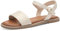 s.Oliver Damen 5-28133-42, Sandali Bassi Donna, Champagne Snake, 36 EU