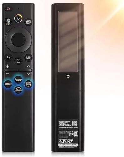Nicoone BN59-01385A BN59-01385B - Mando a distancia solar universal de repuesto para televisores inteligentes Samsung NEO QLED/Crystal UHD/The Frame Series