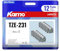 kamo 12x Bänder kompatibel mit Brother P-touch 12mm 0.47 Schriftbänder TZe-231 TZe231 TZ-231 Laminated Weiß, für Beschriftungsgerät PT-P300BT PT-H100R PT-H110 PT-H110 PT-P700 PT-D410 PT-H200