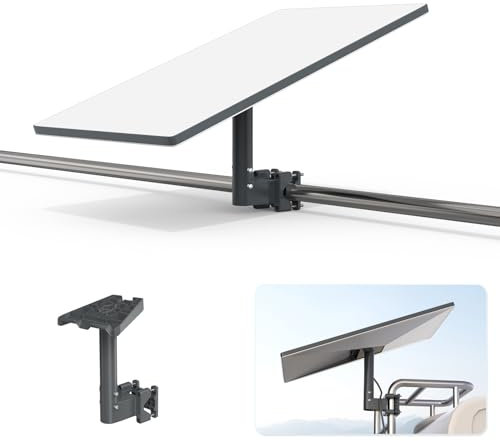 Starlink Gen 3 Mount, SURVADV Gen 3 Starlink RV Ladder Mount, Aluminum Starlink Pole Mount with Starlink Gen3 Pipe Adapter Installation Range 0.8-1.97’’ for Starlink Standard Dish/V3 Dishy
