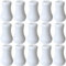 15Pcs White Cord Window Blind Knobs Hanging Small Pendants Drops Pull End For Pleated Shade Curtain Craft Drapery Hardware
