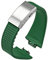 NDJQY Fluoro-Gummi-Armband für Tissot PRX Serie Super Player, 35 mm, 40 mm, Damen und Herren, FKM, Schnellverschluss, Faltschnalle, Uhrenarmband, 11 mm, 12 mm, Grün, 11 mm, Achat