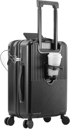 XDNHD 20/26 Zoll rot, leichtes, erweiterbares Hartschalenkoffer, Glatte Rollräder, wasserdichtes Gepäck für Reisen, Geschäftsreise