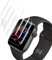Bodyguard 4 pièces Verre Trempé pour Apple Watch Series 7/8/9(41mm), Anti Rayures, Souple TPU Film, Sensible au Toucher protection écran, Transparent HD Apple Watch 41mm vitre protection