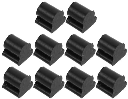 10 Stück 4mm Gummipuffer für Horn und Posaune, Schwarze Stopper | Ersatzteil für Blechblasinstrumente, Einfache Montage und Dämpfung, Passend für Horn, Euphonium, Tuba
