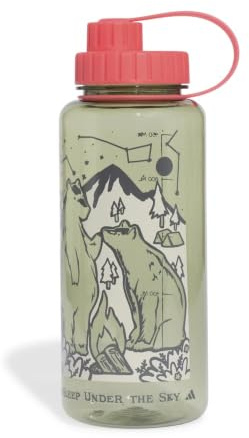 adidas Unisex Terrex Water Bottle 1000Ml Shirt, Tent Green/Pure Turbo, One Size