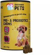 Holland Animal Care Pre- & Probiotika-Kauartikel - 60 Stück - Nahrungsergänzungsmittel für Hunde - Vitamin - Zur Unterstützung der Verdauung und Darmflora