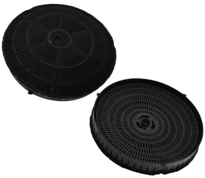 AllSpares Aktivkohlefilter (2 St.) für Dunstabzugshauben geeignet für Elica CFC0038668 | IKEA NYTTIG FIL 440 | Bauknecht 482000009691 | Ø173mm (2)
