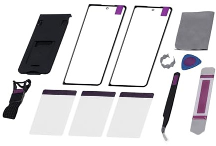 Tangxi Z Fold 5 Glass Screen Replacement Kit Professional Repair Set for Cracked Outer Lens with OCA Glue for DIY Enthusiasts