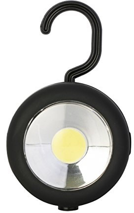 Poly Pool PP3110 Lampada ULTRA LED COB Mini Compatta Tascabile Multifunzionale Per Uso in Casa Per Armadi Ufficio Campeggio Escursioni Con Gancio Girevole A Scomparsa E Magnete Senza Fili a Batteria
