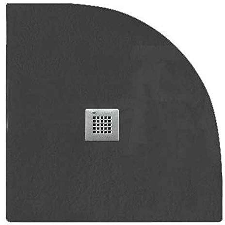 Receveur de douche d'angle beige 90 x 90 cm - Serenity