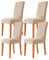Morwealth 2er 4er 6er Set Stuhlhussen, Stuhlbezug für Esszimmer Waschbar Samt Stretch Stuhl hussen Universal Stuhlüberzüge für Hotel, Zeremonie, Bankett Hochzeit Party Deko