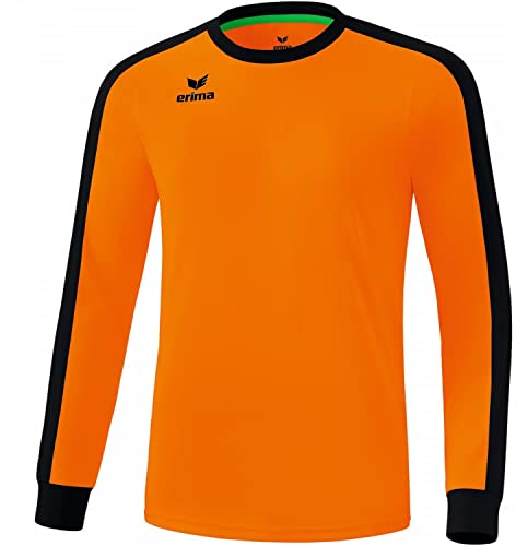 Erima Unisex Kinder Retro Star Trikot Trikot Langarm (3142107), New orange/schwarz, 116