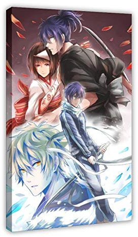 Anime-Poster Noragami 12, Leinwand-Poster, Wandkunst, Dekor, Bild, Gemälde für Wohnzimmer, Schlafzimmer, Dekoration, 40 x 60 cm
