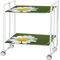 DON HIERRO - Carrito auxiliar con ruedas BAUHAUS armazón metálico color blanco, 2 bandejas-38