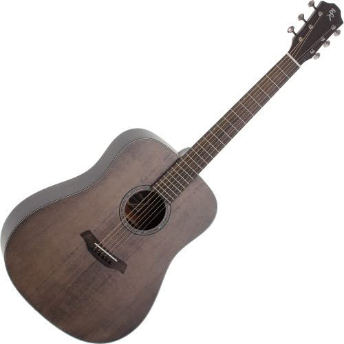 Baton Rouge Guitarra Western X11LS/D-W-SCC Dreadnought de 6 cuerdas, color negro