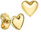 Ohrstecker mit Herz 333 Gelbgold Gold Ohrschmuck Ohrringe für Damen und Kinder
