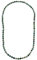 ELEDORO Edelstein Perlenkette Collier endlos geknotet 8mm 80cm lang Moosachat