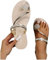 2023 Sandale Plateforme Femme Été Confort Compensé Slip on Sandales de Plage Semelle Epaisse Antidérapantes à Bout Ouvert pour Femmes Nu Pied Décontractée Pantoufles Chaussons