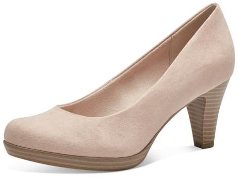 MARCO TOZZI Damen Pumps Vegan Elegant, Beige (Powder), 40 EU