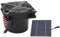 Ventilador de Escape Solar Ventilación de Disipación de Calor Eficiente Kit de Ventilador de Panel Solar de 50 W 5 a 12 V para Cocina Invernadero Casa de Mascotas Gallinero Granero