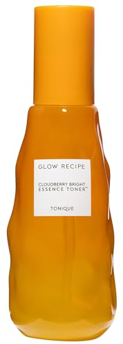 Glow Recipe Cloudberry Brightening Toner + Essence Skincare - CoQ10 Face Toner to Strengthen Skin Barrier + Hydrating Rice Water, Vitamin C, E & 5% Glycerin to Soften & Even Skin Tone (75ml)