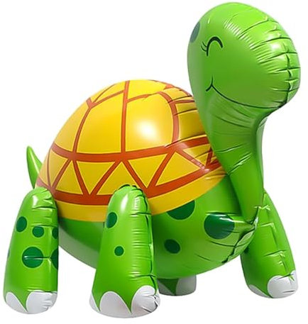 VIKY Schildkröte Luftballons Geburtstag, 4D Folienballon Schildkröten Stehend Ballons, Schildkröte Deko Helium Ballon Junge Mädchen, Walking Schildkröte Luftballon für Babyparty, Kindergeburtstag Deko