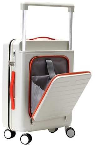 ASHSDI Koffer Reisekoffer Trolley 3-Gang-Einstellhebel Für Gepäck, Großes Fassungsvermögen, Handgepäck, Vorderöffnung Boardcase Handgepäck (Color : B, Size : 26inch)