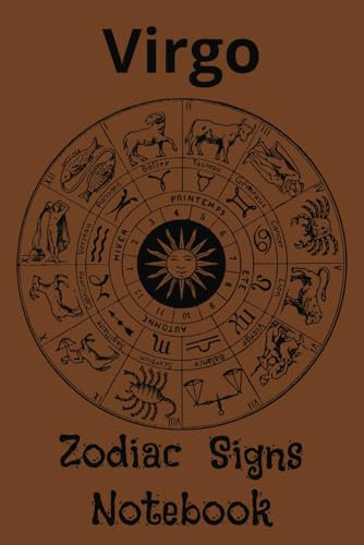 Virgo Zodiac Signs Notebook: Virgo Zodiac Signs Collection