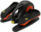 AOOUNGM Mini Elektrischer Crosstrainer, Untertisch Ellipsentrainer für Zuhause mit Fernbedienung, Crosstrainer für Zuhause, Pedaltrainer für Senioren, Tragbar Motorisierter Beintrainer (Orange)